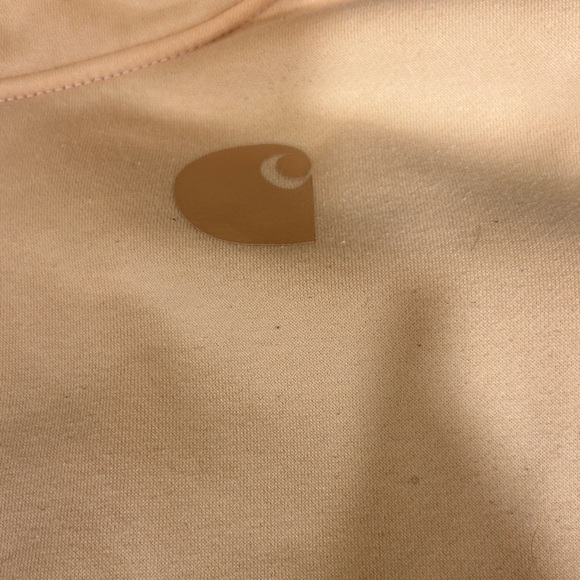 Carhartt Peach Hoodie with Front Pocket - Picture 3 of 4